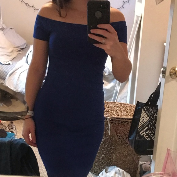 Express royal blue dress - Picture 6 of 6